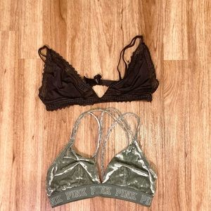 Bralettes lot of 2 Sz Large